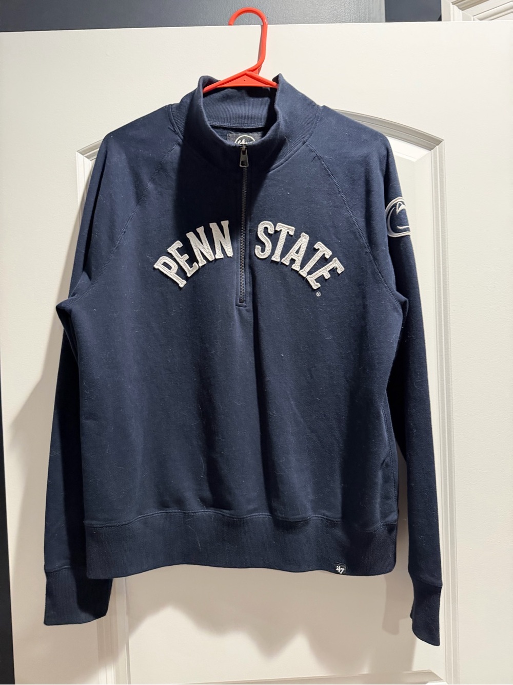 47 Brand Penn State Navy Half-Zip Sweatshirt